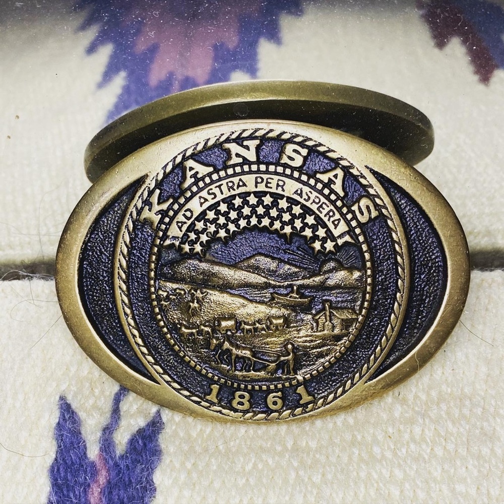 Vintage brass buckle